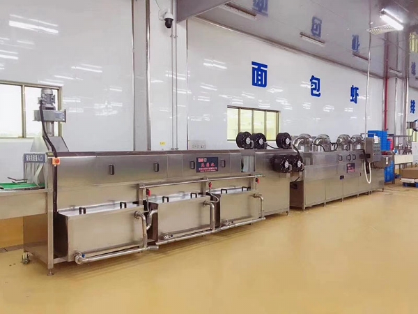 國聯(lián)水產(chǎn) 客戶使用現(xiàn)場  烘干型洗筐機(jī)
